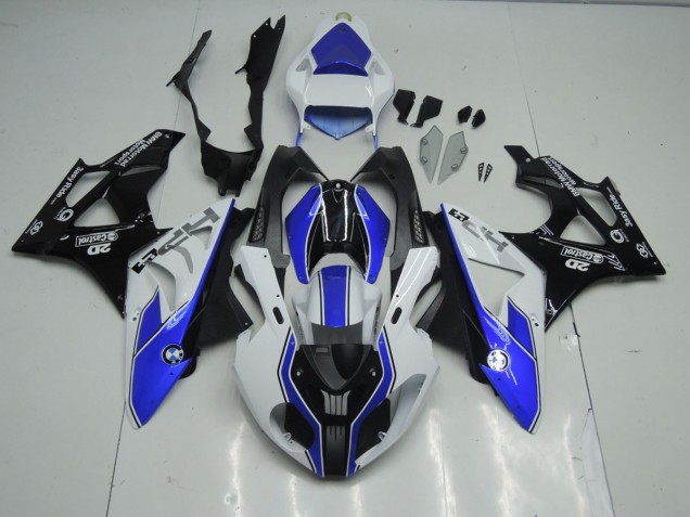 Alien Blue and White 2009-2014 S1000RR Fairings