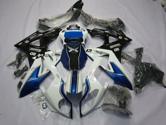 Alien Blue and White 2009-2014 S1000RR Fairings