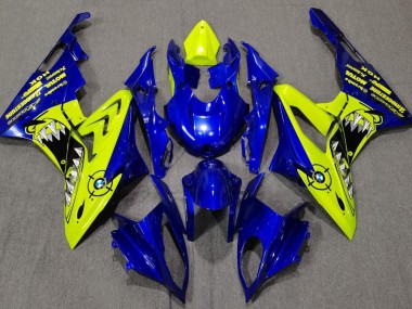 Alien Blue and White 2009-2014 S1000RR Fairings