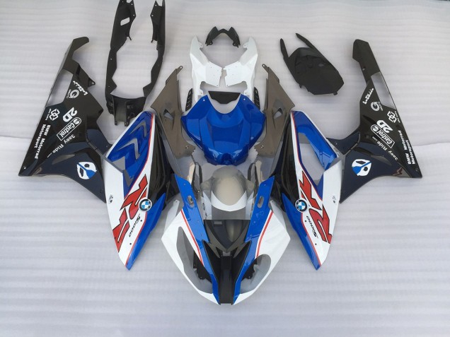 Alien Blue and White 2009-2014 S1000RR Fairings