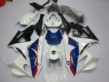 Alien Blue and White 2009-2014 S1000RR Fairings