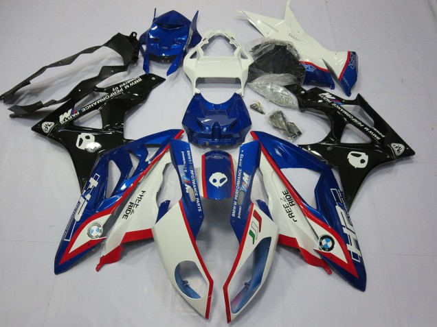 Alien Blue and White 2009-2014 S1000RR Fairings