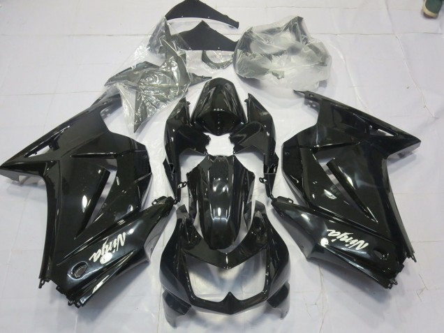 Black Gloss 2008-2012 Ninja 250 Fairings