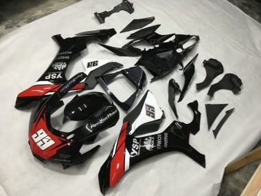 Black Red and White 99 2015-2019 R1 Fairings