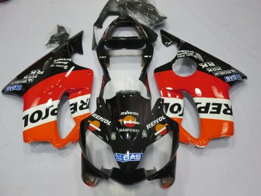 Black Repsol 2001-2003 CBR600 F4i Fairings