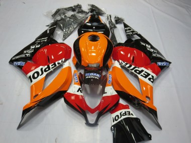 Black Repsol 2009-2012 CBR600RR Fairings