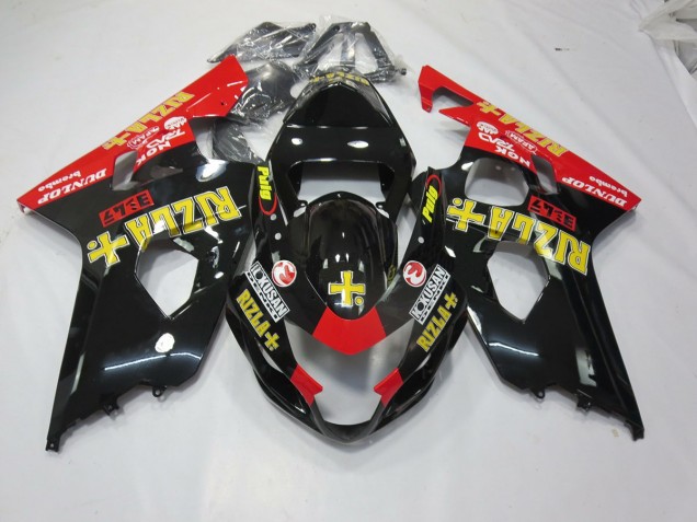 Black Rizla 2004-2005 GSXR 600-750 Fairings