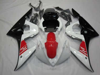 Black White and Red 2005 R6 Fairings