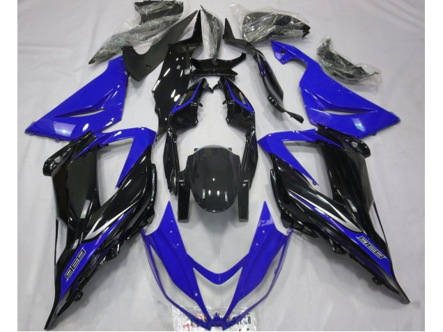 Black and Blue 2013-2018 ZX6R Fairings