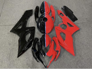 Black and Red 2005-2006 GSXR 1000 Fairings