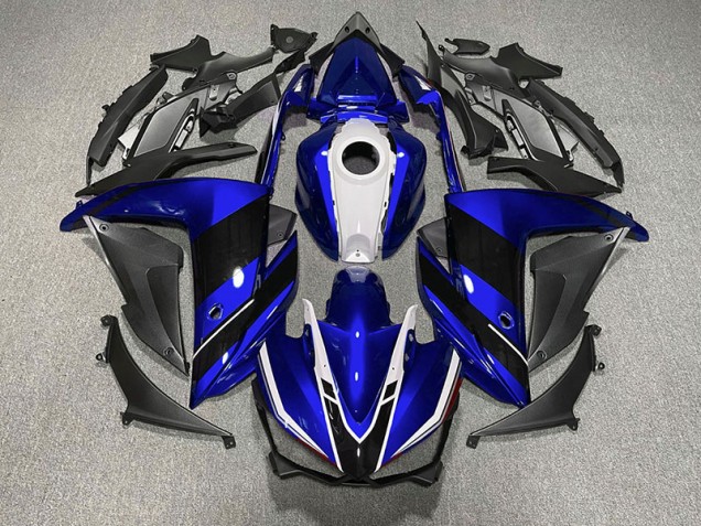 Blue Black and White 2015-2018 R3 Fairings