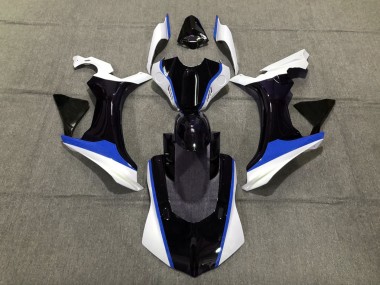 Blue Black and White 2015-2019 R1 Fairings