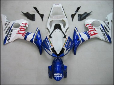 Blue Fiat 2005 R6 Fairings