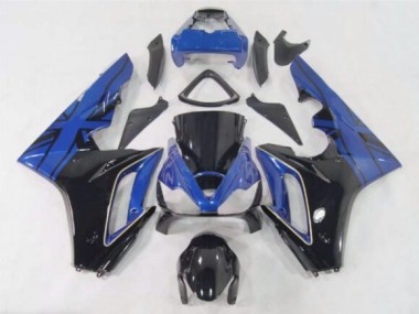 Blue Flag / Black 2006-2008 Daytona 675 Fairings