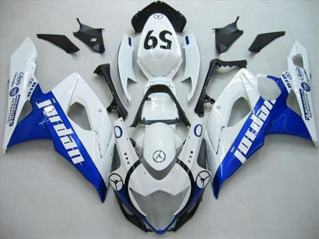 Blue Jordan 2005-2006 GSXR 1000 Fairings