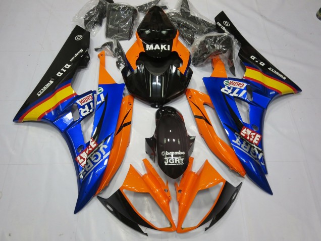 Blue Orange 2006-2007 R6 Fairings