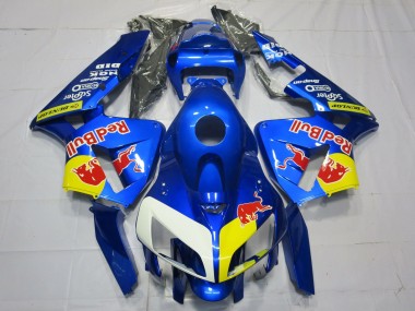 Blue RedBull Style 2005-2006 CBR600RR Fairings