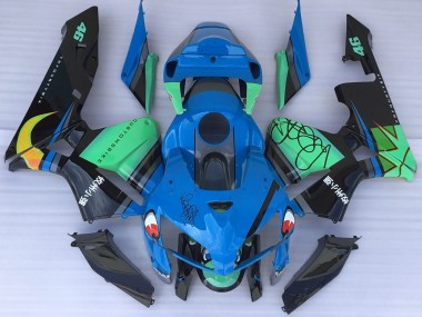 Blue Shark & Green 2005-2006 CBR600RR Fairings