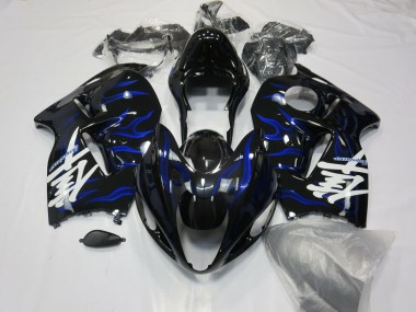 Blue Swirl 1997-2007 GSXR 1300 Hayabusa Fairings