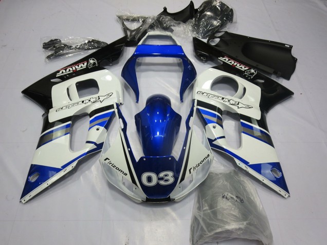 Blue White 03 1998-2002 R6 Fairings