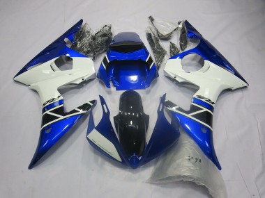 Blue White OEM Style 2003-2004 R6 Fairings