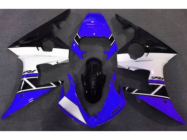 Blue White and Black 2003-2004 R6 Fairings