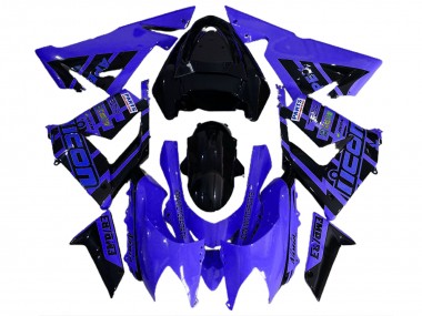 Blue and Black & Logos 2004-2005 ZX10R Fairings