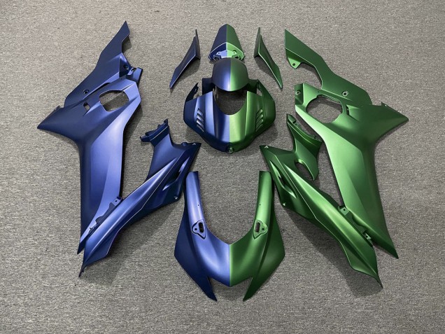 Blue and Green Split 2017-2021 R6 Fairings