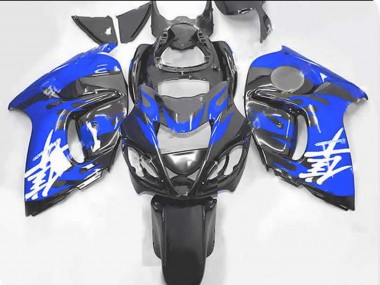 Blue and Grey 2008-2020 GSXR 1300 Hayabusa Fairings