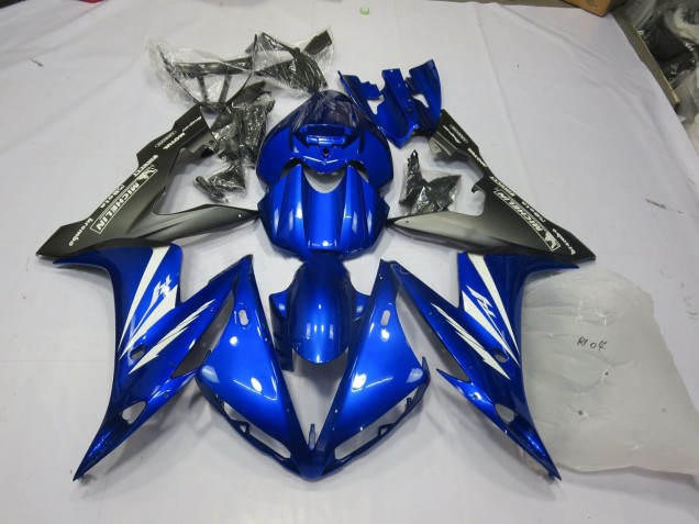 Blue and Matte 2004-2006 R1 Fairings