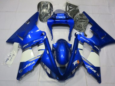 Blue and White 2000-2001 R1 Fairings