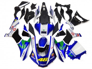 Blue and White 46 2015-2019 R1 Fairings