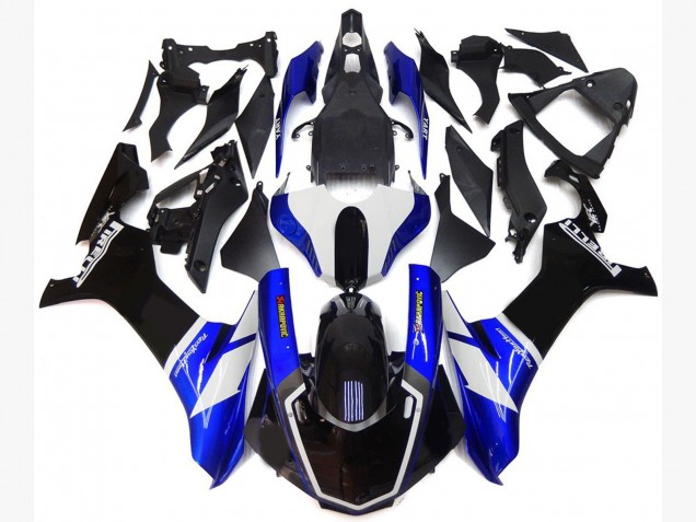 Blue and White Custom Style 2015-2019 R1 Fairings