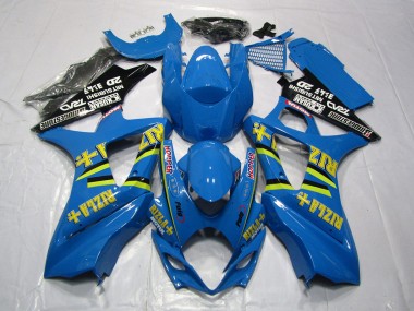 Bright Blue Rizla 2007-2008 GSXR 1000 Fairings