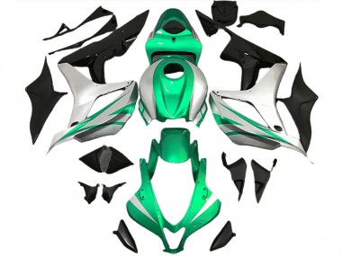 Bright Green and Silver OEM Style 2007-2008 CBR600RR Fairings