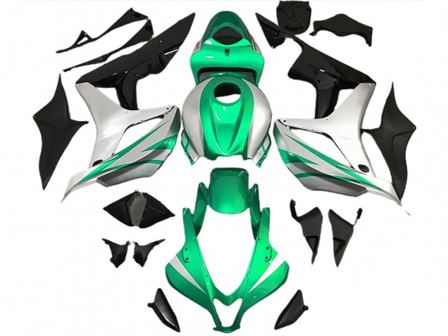 Bright Green and Silver OEM Style 2007-2008 CBR600RR Fairings