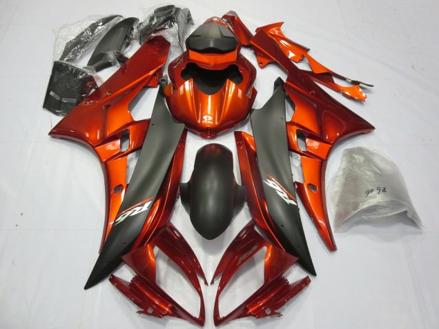 Burnt Orange 2006-2007 R6 Fairings