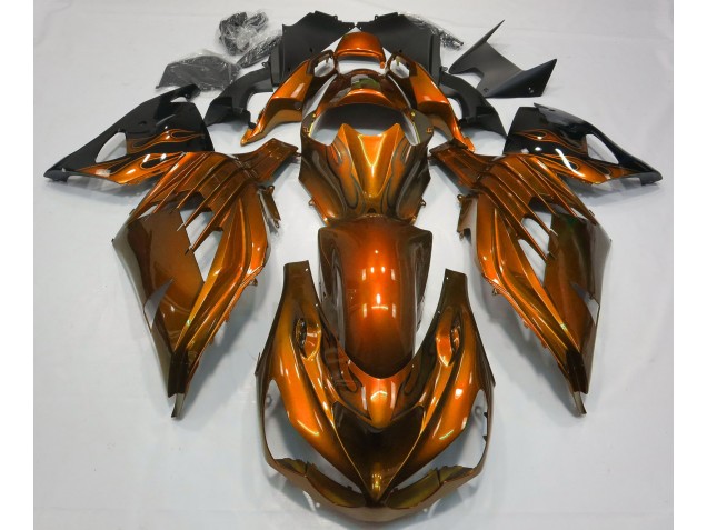 Burnt Orange Gloss 2012-2021 ZX14R Fairings