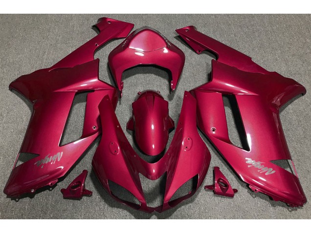 Candy Red 2007-2008 ZX6R Fairings