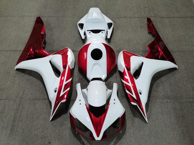 Candy Red and White 2006-2007 CBR1000RR Fairings