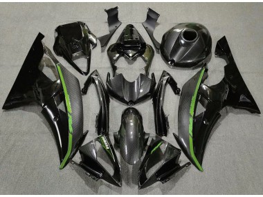 Carbon Fiber & Green 2008-2016 R6 Fairings