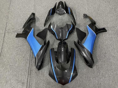 Carbon Fiber & Light Blue 2015-2019 R1 Fairings