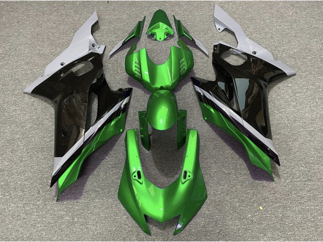 Cement Black and Green 2017-2021 R6 Fairings