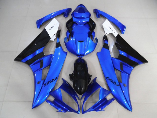 Custom Blue 2006-2007 R6 Fairings