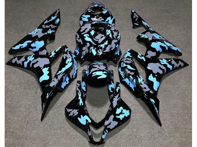 Custom Camo Blue 2007-2008 CBR600RR Fairings