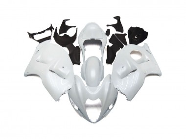 Custom Pearl White 1997-2007 GSXR 1300 Hayabusa Fairings