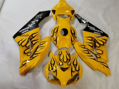 Custom Yellow Flame 2012-2016 CBR1000RR Fairings