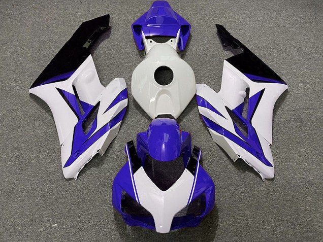 Dark Blue White and Gloss Black 2004-2005 CBR1000RR Fairings