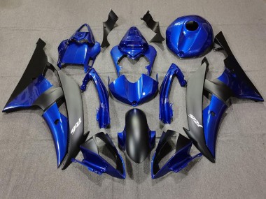 Dark Blue and Matte Black 2008-2016 R6 Fairings