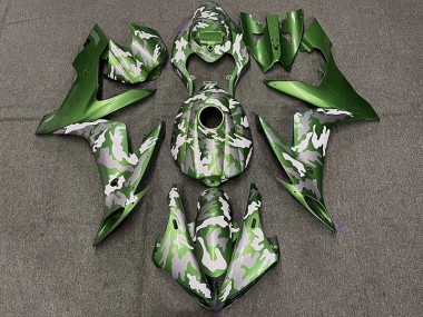 Dark Green Camo 2004-2006 R1 Fairings